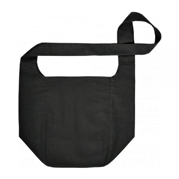 Black Canvas Promotional Shoulder Bags Plain Self Fabric Handle Washable Manufacturers, Suppliers in Sialkot