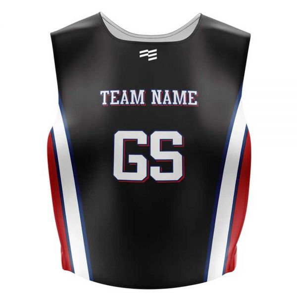 Black Netball Playing Vest Lightweight Breathable Polyester Sleeveless Design Manufacturers, Suppliers in Sialkot