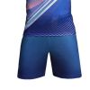 Blue Gradient Sports Uniform Set Short Sleeve V Neck Jersey and Above Knee Shorts Manufacturers, Suppliers in Sialkot