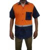 Blue and Orange Cotton Sanitation Uniform for Workers Unisex Large Size Manufacturers, Suppliers in Nizhnevartovsk