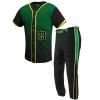 Breathable Sportswear Baseball Uniform For Matches And Practice Manufacturers, Suppliers in Texas