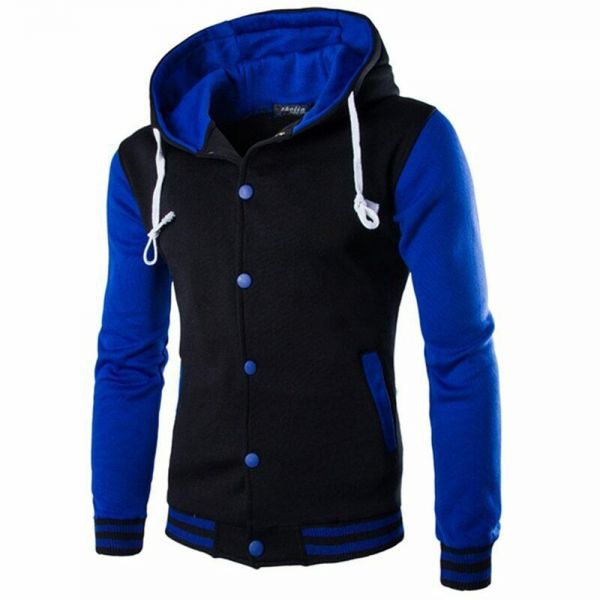 Casual Men Varsity Jacket Featuring High Neck and Loose Fit Manufacturers, Suppliers in Sialkot