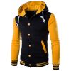 Casual Men Varsity Jacket Featuring High Neck and Loose Fit Manufacturers, Suppliers in Sialkot