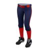 Custom Softball and Baseball Uniform Set Red Navy Moisture Wicking Fabric Manufacturers, Suppliers in Sialkot