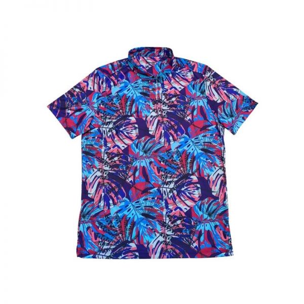 Everyday Wear Multi Color Tropical Print Polo Shirt Mens Manufacturers, Suppliers in Sialkot