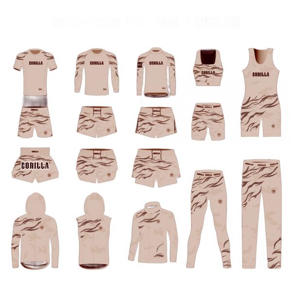 Flexible MMA Training Gear Set with Stretch Panels and Side Slits Manufacturers, Suppliers in Sialkot