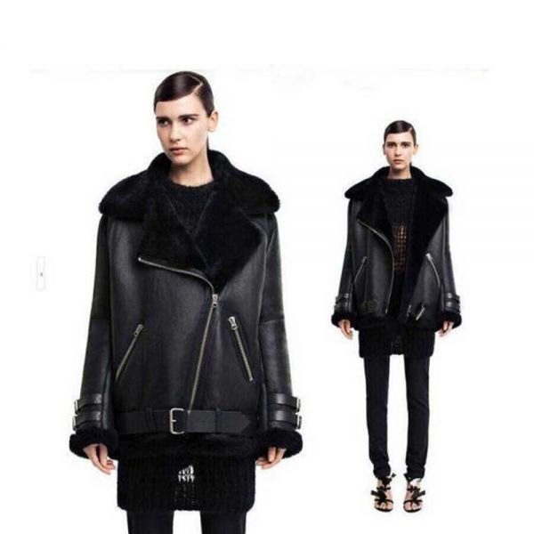 Fur Lined Genuine Leather Jacket With Regular Fit Manufacturers, Suppliers in Sialkot