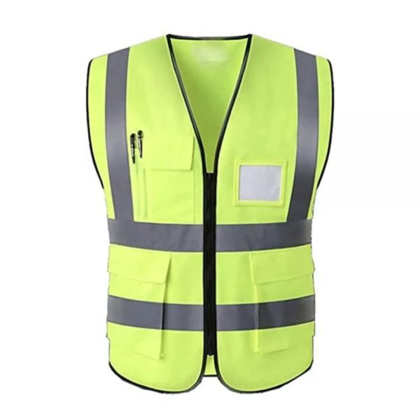 Green Nylon Safety Jacket Medium Size Industrial Safety Wear Manufacturers, Suppliers in Sialkot
