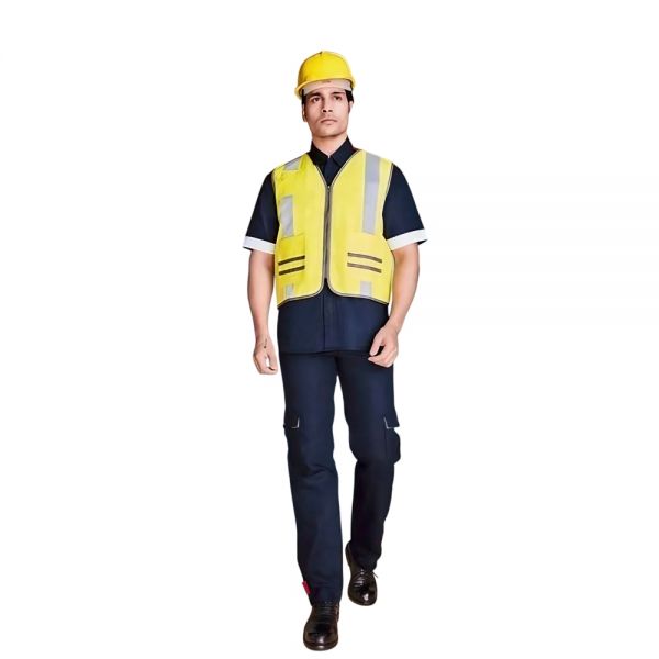 Green Reflective PVC Construction Safety Wear Sleeveless Vest Plain Manufacturers, Suppliers in Nizhnevartovsk