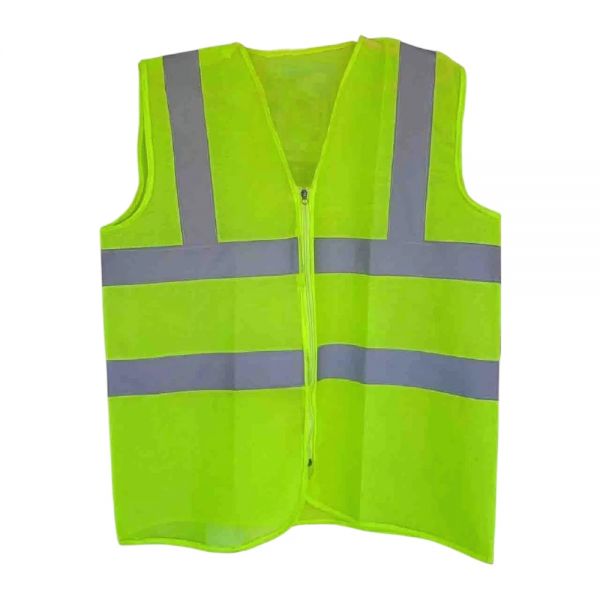 Green Safety Vest Reflective Nylon Medium Construction Workwear Manufacturers, Suppliers in Nizhnevartovsk
