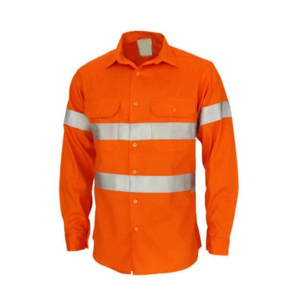 High Visibility Orange Safety Shirt Full Sleeve Reflective Workwear Manufacturers, Suppliers in Nizhnevartovsk