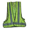 High Visibility Safety Vest Fluorescent Green Sleeveless Polyester Free Size Manufacturers, Suppliers in Nizhnevartovsk