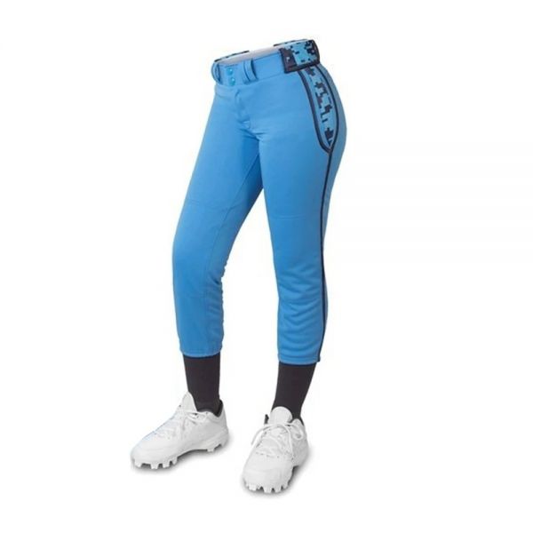 Light Blue Softball Uniform Set Sleeveless Jersey and Full Length Pants Manufacturers, Suppliers in Sialkot