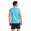 Light Blue Yellow and Black Sports Uniform Set Sleeveless V Neck Jersey and Dark Blue Shorts Manufacturers, Suppliers in Sialkot