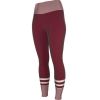 Maroon Full Length Womens Leggings Multi Design High Rise Slim Fit Reflective Panels Manufacturers, Suppliers in Sialkot