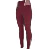Maroon Full Length Womens Leggings Multi Design High Rise Slim Fit Reflective Panels Manufacturers, Suppliers in Sialkot