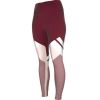 Maroon Full Length Womens Leggings Multi Design High Rise Slim Fit Reflective Panels Manufacturers, Suppliers in Sialkot