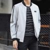 Men Off White Bomber Jacket Premium Polyester Regular Fit Casual Outdoor Wear Manufacturers, Suppliers in Sialkot