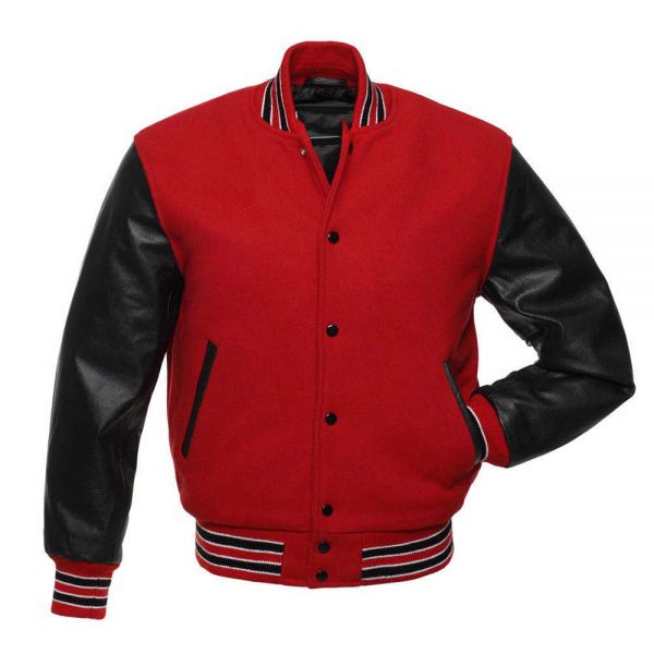 Mens Black and White Wool Faux Leather Jacket Polyester Machine Wash Manufacturers, Suppliers in Italy