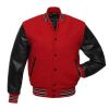 Mens Black and White Wool Faux Leather Jacket Polyester Machine Wash Manufacturers, Suppliers in Italy
