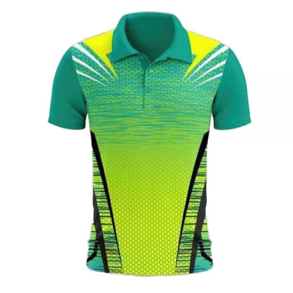 Mens Green Polyester T Shirt Collar Neck Half Sleeve Casual Wear Manufacturers, Suppliers in Nizhnevartovsk