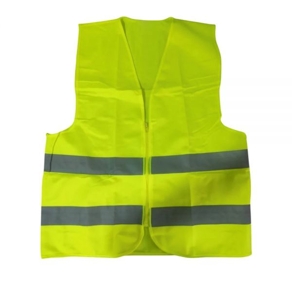 Mens Reflective Safety Vest Fluorescent Green Nylon Medium Workwear Manufacturers, Suppliers in Nizhnevartovsk