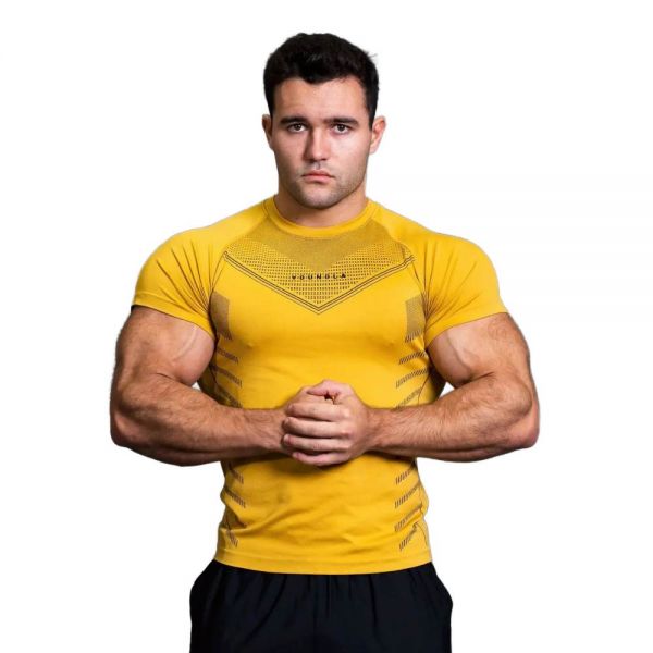 Mens Skinny Fit Quick Dry T Shirt Spandex Polyester Short Sleeve Manufacturers, Suppliers in Texas
