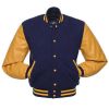 Mens Wool Polyester Jacket Genuine Leather Sleeves Button Closure Imported Manufacturers, Suppliers in Italy