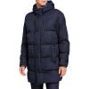 Navy Blue Hooded Puffer Jacket for Casual and Outdoor Winter Wear Manufacturers, Suppliers in Sialkot