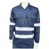 Navy Blue Safety Shirt Flame Resistant Full Sleeve Industrial Workwear Manufacturers, Suppliers in Nizhnevartovsk