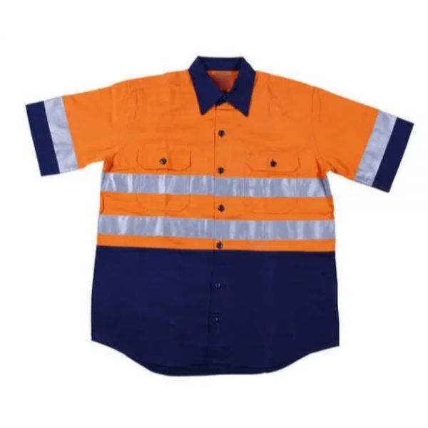 Orange Safety Shirt Half Sleeve Workwear Small Medium Large XL Manufacturers, Suppliers in Nizhnevartovsk
