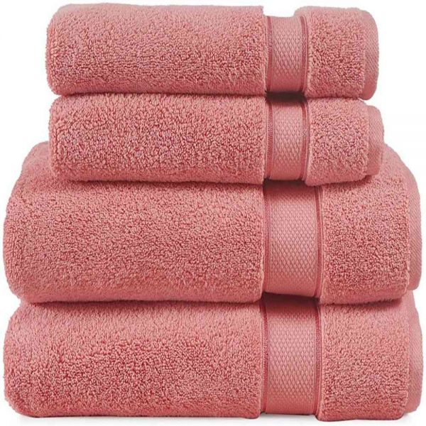 Peach Plain Cotton Promotional Towels Rectangle Shape for Bathroom Manufacturers, Suppliers in Nizhnevartovsk