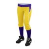 Purple Yellow Softball Uniform Set Lightweight Moisture Wicking Fabric Manufacturers, Suppliers in Sialkot