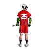 Red Lacrosse Uniform Jersey and Shorts Lightweight Breathable Polyester Athletic Fit Unisex Manufacturers, Suppliers in Sialkot