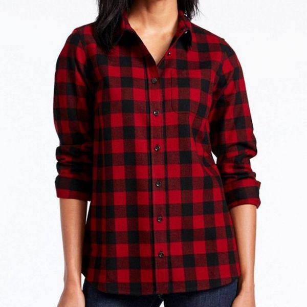 Red and Black Checks Flannel Shirt Collar Neck Full Sleeve Regular Fit Manufacturers, Suppliers in Nizhnevartovsk