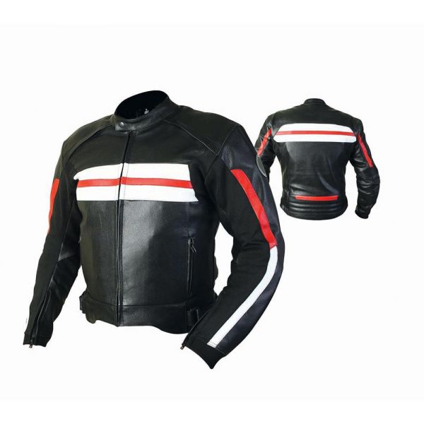 Regular Fit Mens Racing Leather Motorcycle Jacket Manufacturers, Suppliers in Sialkot