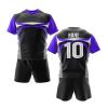 Rugby Uniform Set Black Yellow Blue Polyester Lightweight Breathable Jersey Shorts Manufacturers, Suppliers in Sialkot