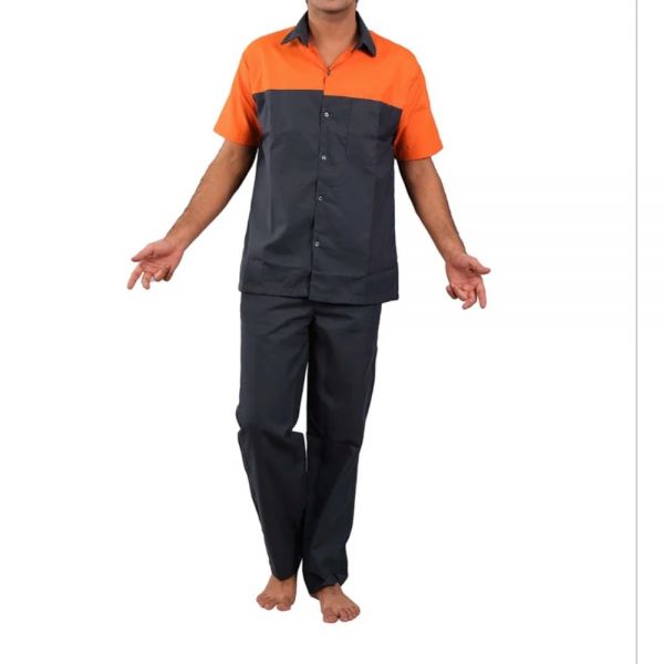 Sanitation Worker Uniform Poly Cotton T Shirt Pant Set Flame Retardant Safety Manufacturers, Suppliers in Nizhnevartovsk
