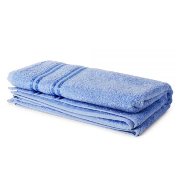 Sky Blue Designer Cotton Promotional Towels Rectangle Shape for Home Manufacturers, Suppliers in Nizhnevartovsk