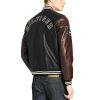 Street Style Black Maroon Varsity Jacket with Letter Patch Manufacturers, Suppliers in Sialkot