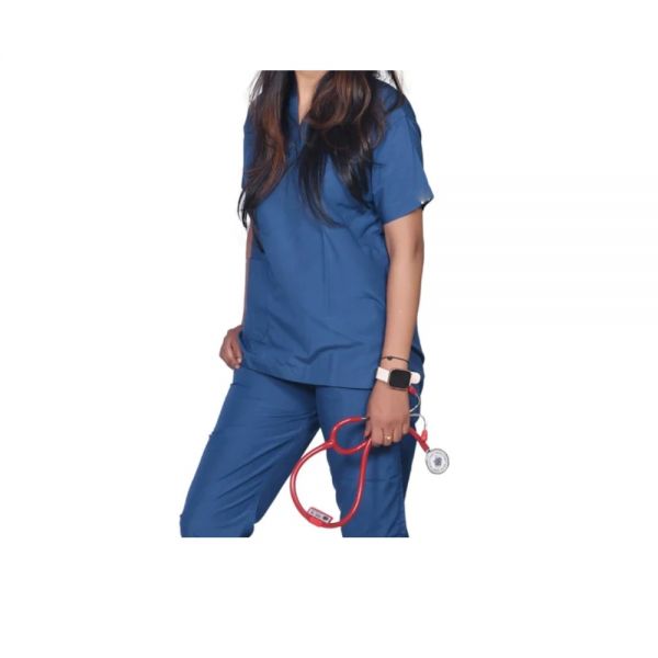 Unisex Cotton Medical Scrub Medium V Neck Half Sleeve Machine Washable Manufacturers, Suppliers in Sialkot