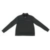 Versatile Black Half Zip Sweatshirt for Training and Casual Outfits Manufacturers, Suppliers in Sialkot