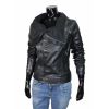 Womens Asymmetrical Zip Leather Jacket Black Manufacturers, Suppliers in Sialkot